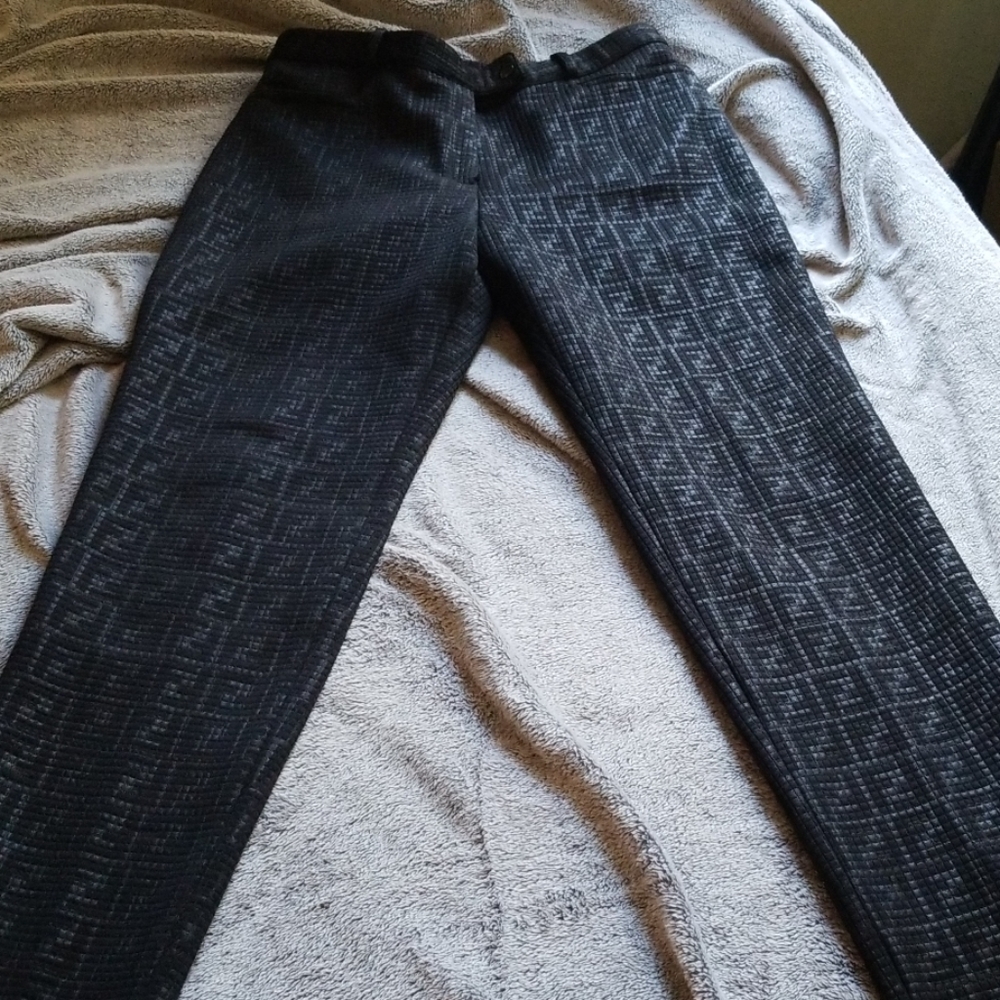 Fendi monogram black Zucca pants